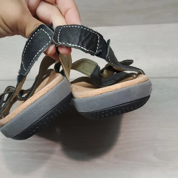 Sold Spenco Womens Ankle Strap Sandals Flats Slide Flip flop shoes sz 7 - Picture 7 of 12